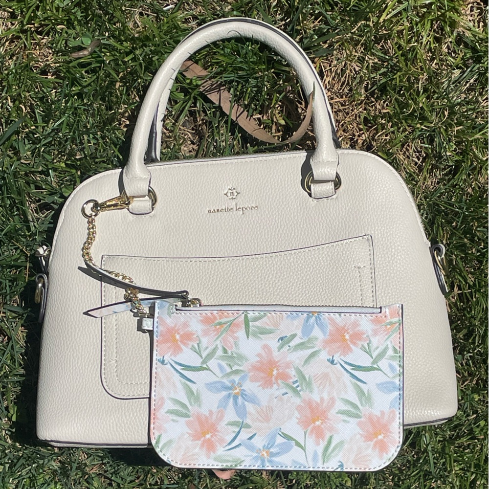 Nanette Lapore Satchel/Crossbody Handbag Purse NEW